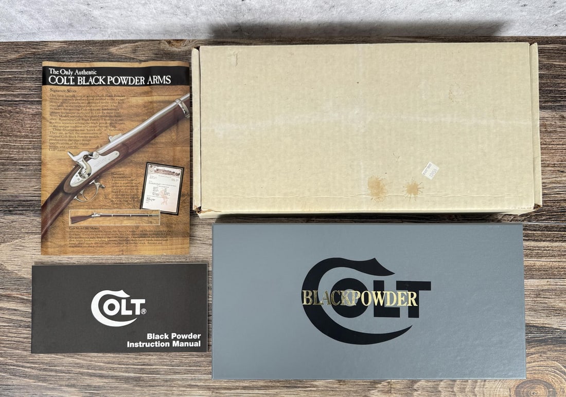 Factory Colt 1861 Navy Pistol Box: Nice example