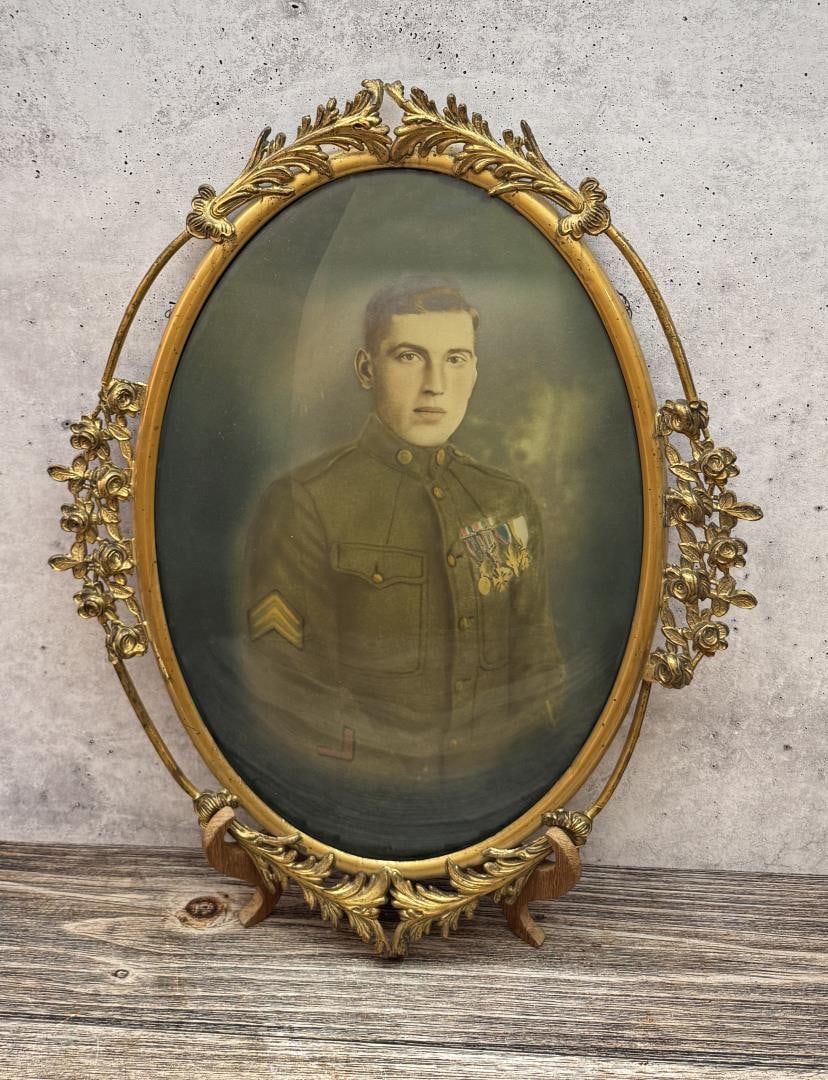 WWI WW1 US Army Decorated Officer Photo (1 of 4)