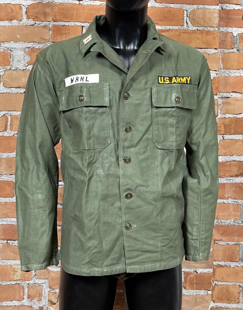 Vietnam War US Army OG-107 Utility Shirt Jacket (1 of 10)