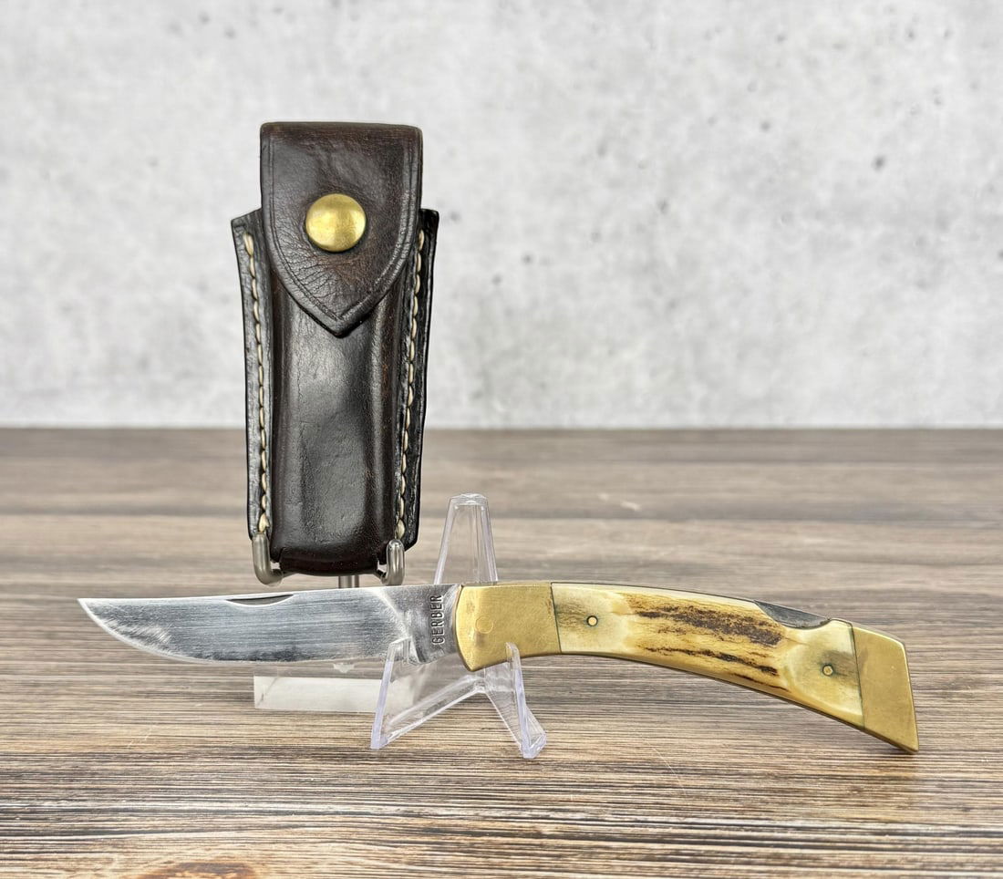 Gerber Sportsman II Stag Handle Pocket Knife (1 of 6)