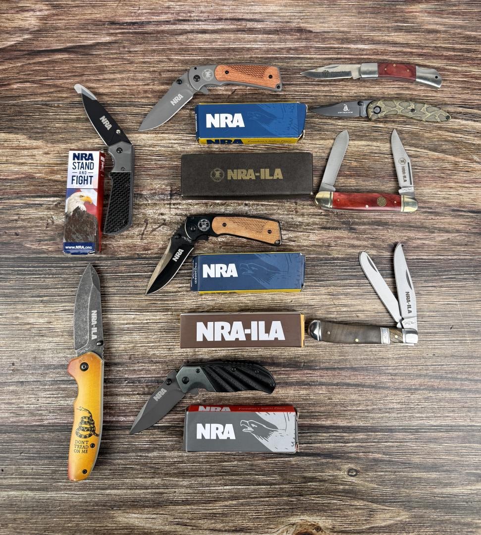 Collection of NRA Pocket Knives: Nice grouping.