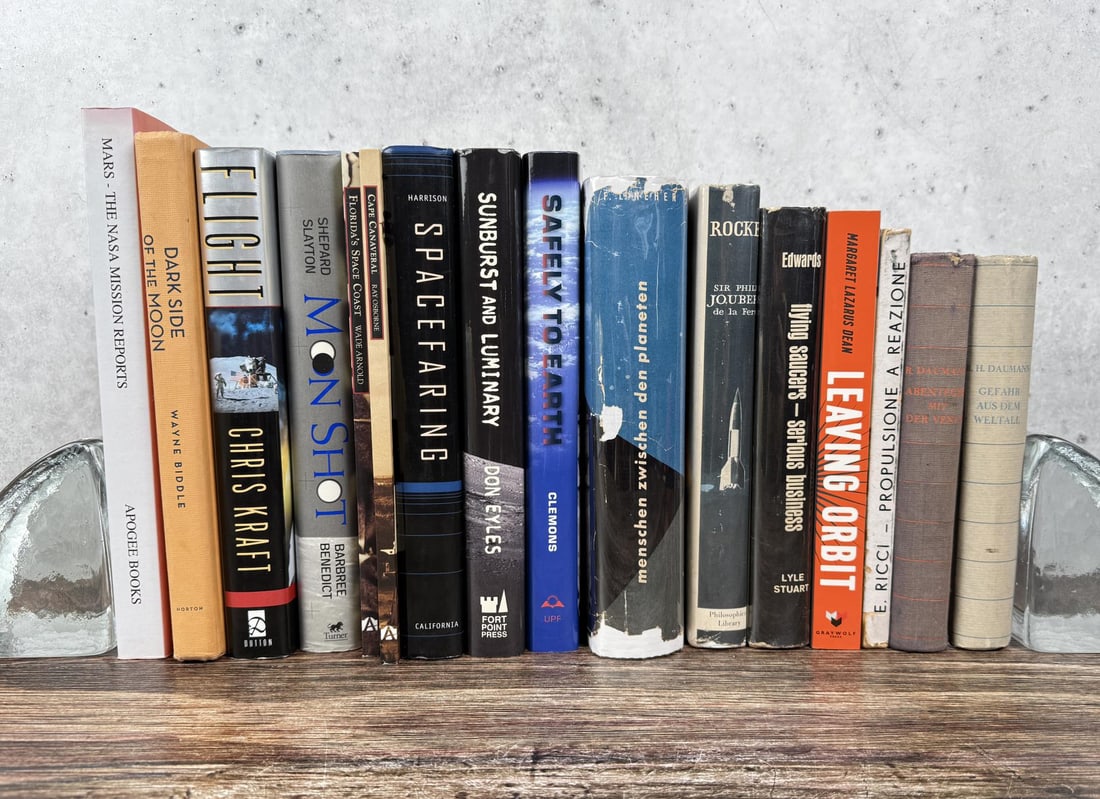 Collection of NASA and Space Program Rocket Books (1 of 4)