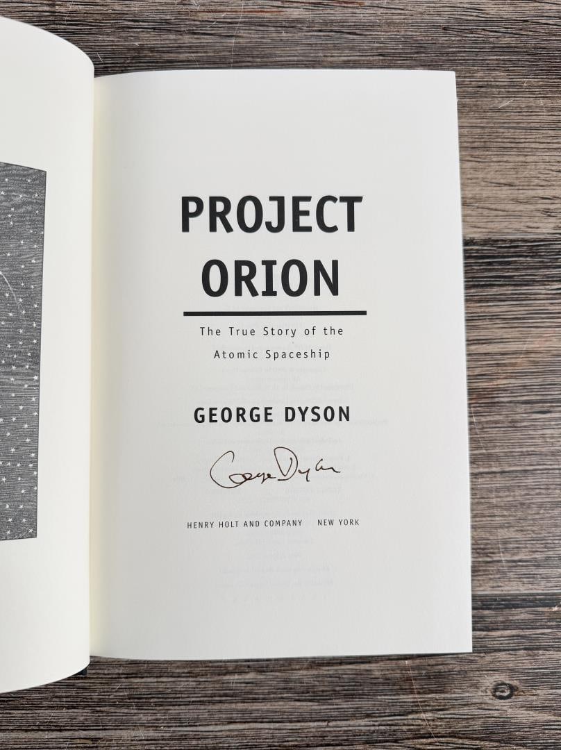 Project Orion Author Signed - 5