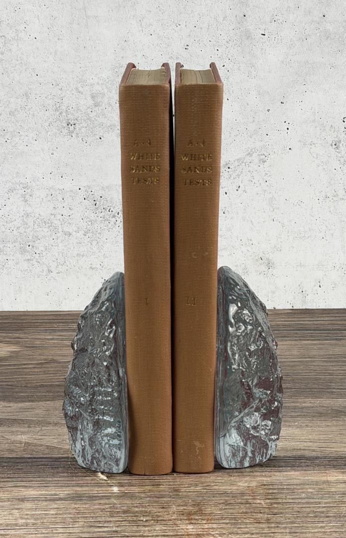 White Sands Tests Atmosphere Research Report: Rare collection of reports published in correlation with the V-2 rocket testing program. Provenance: The Rocket Development Library of Herbert Schaefer Herbert Schaefer was born and educated in