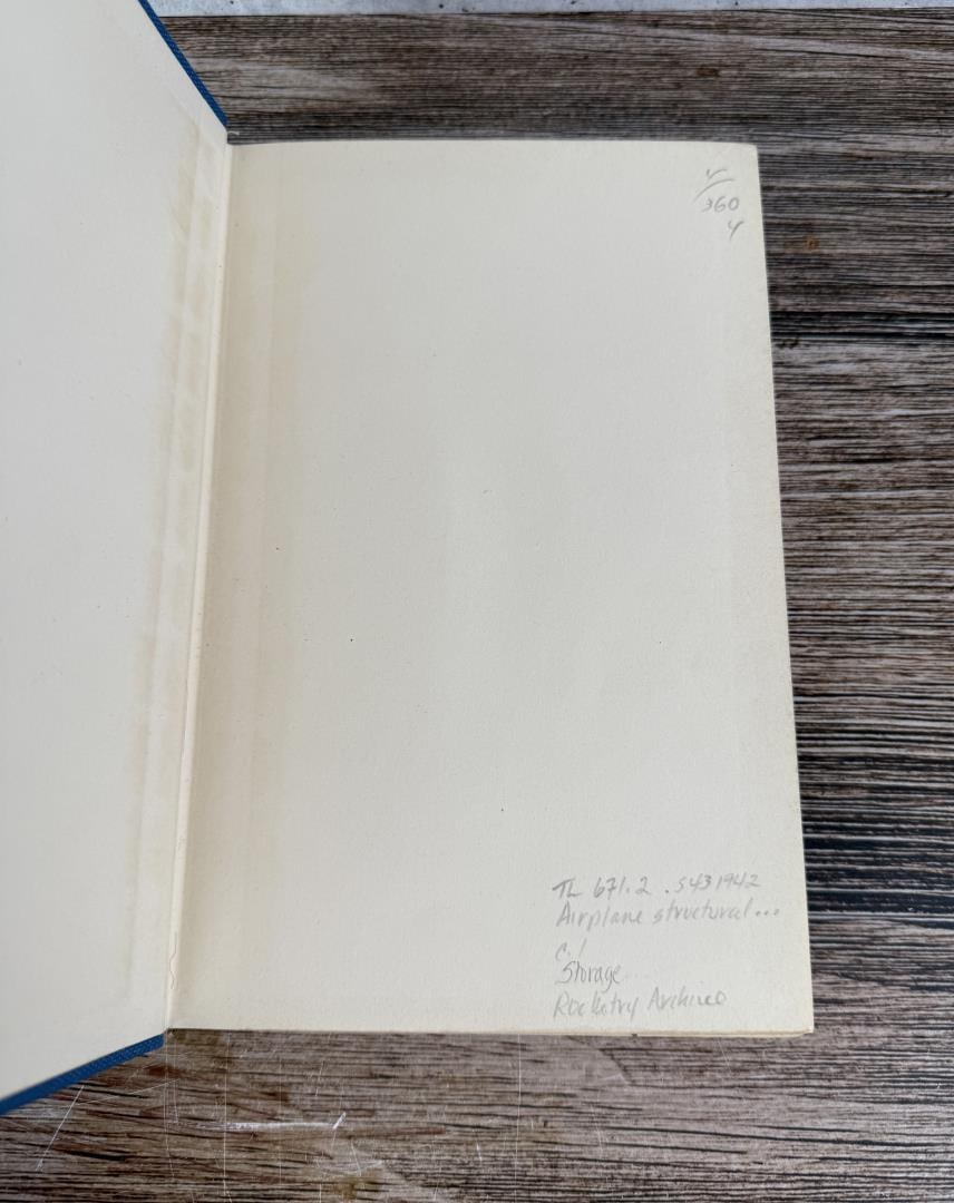 Airplane Structural Analysis and Design - 4