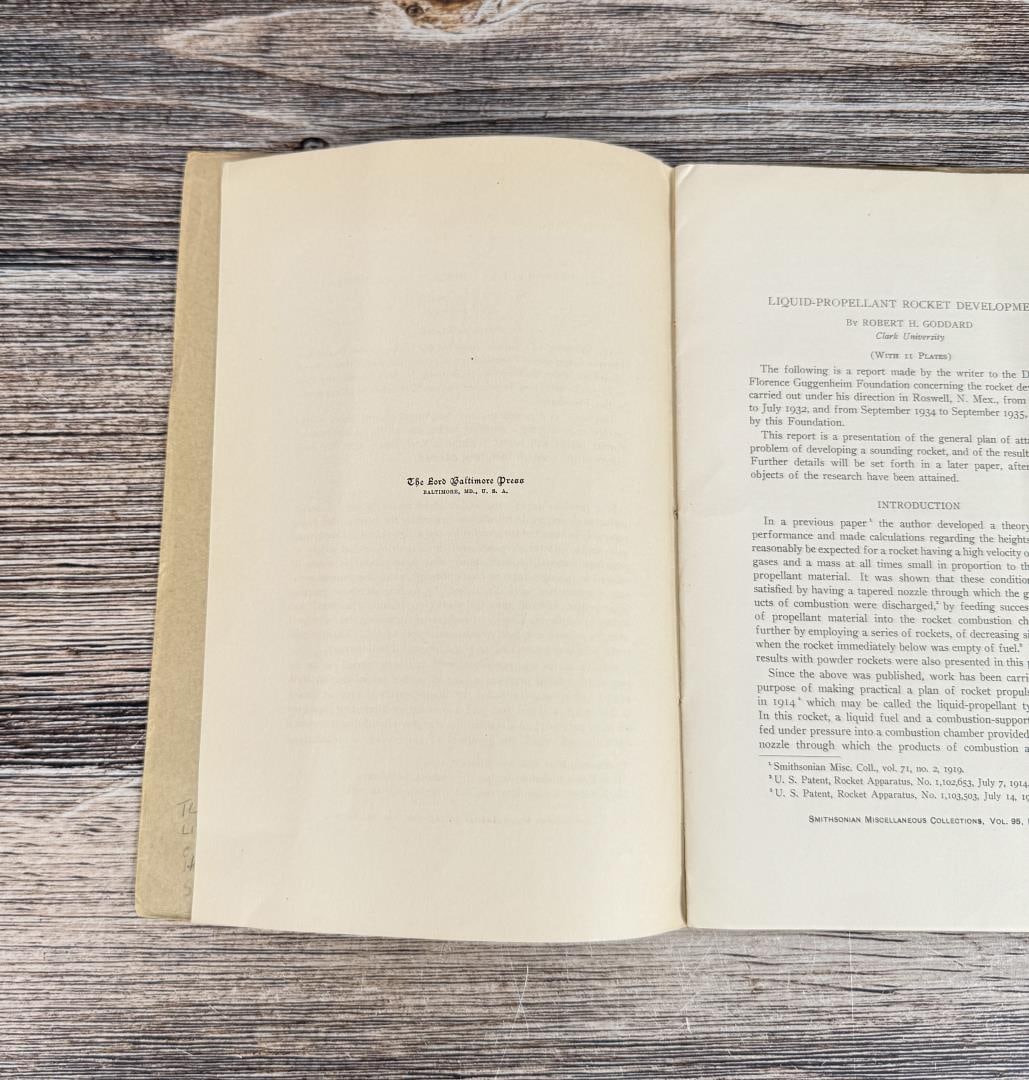 Liquid-Propellant Rocket Development Smithsonian - 3