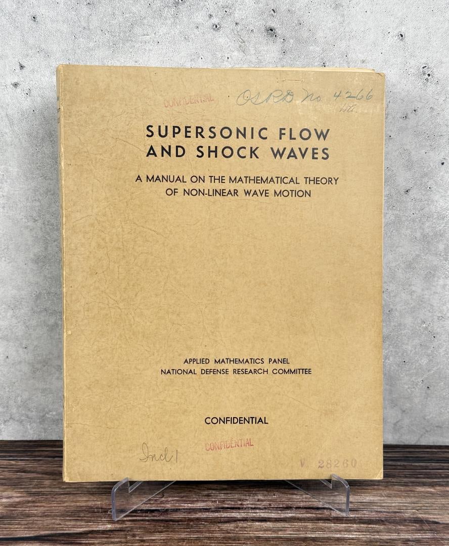 Supersonic Flow and Shock Waves (1 of 20)