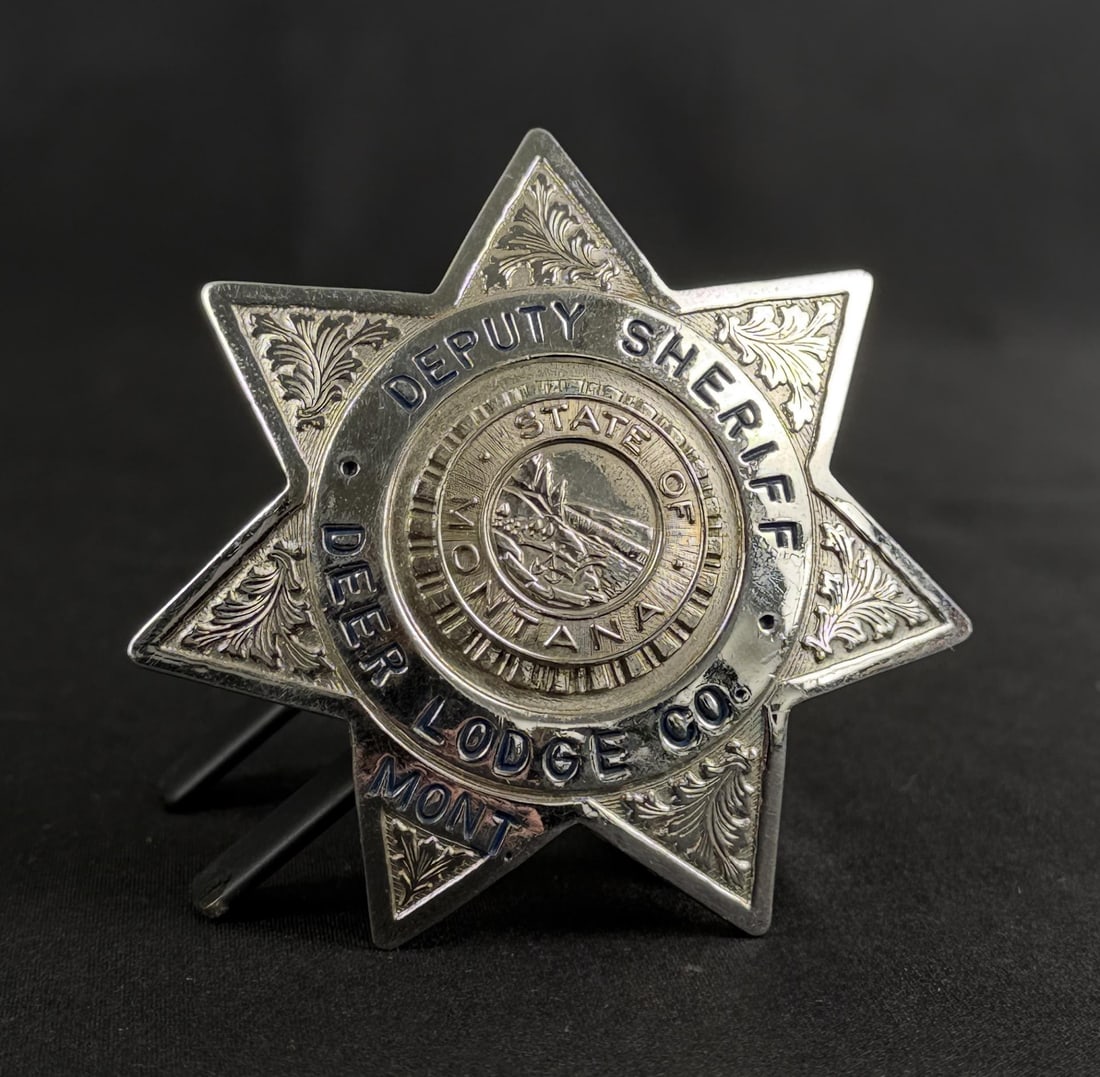 Deer Lodge County Montana Deputy Sheriff Badge (1 of 3)