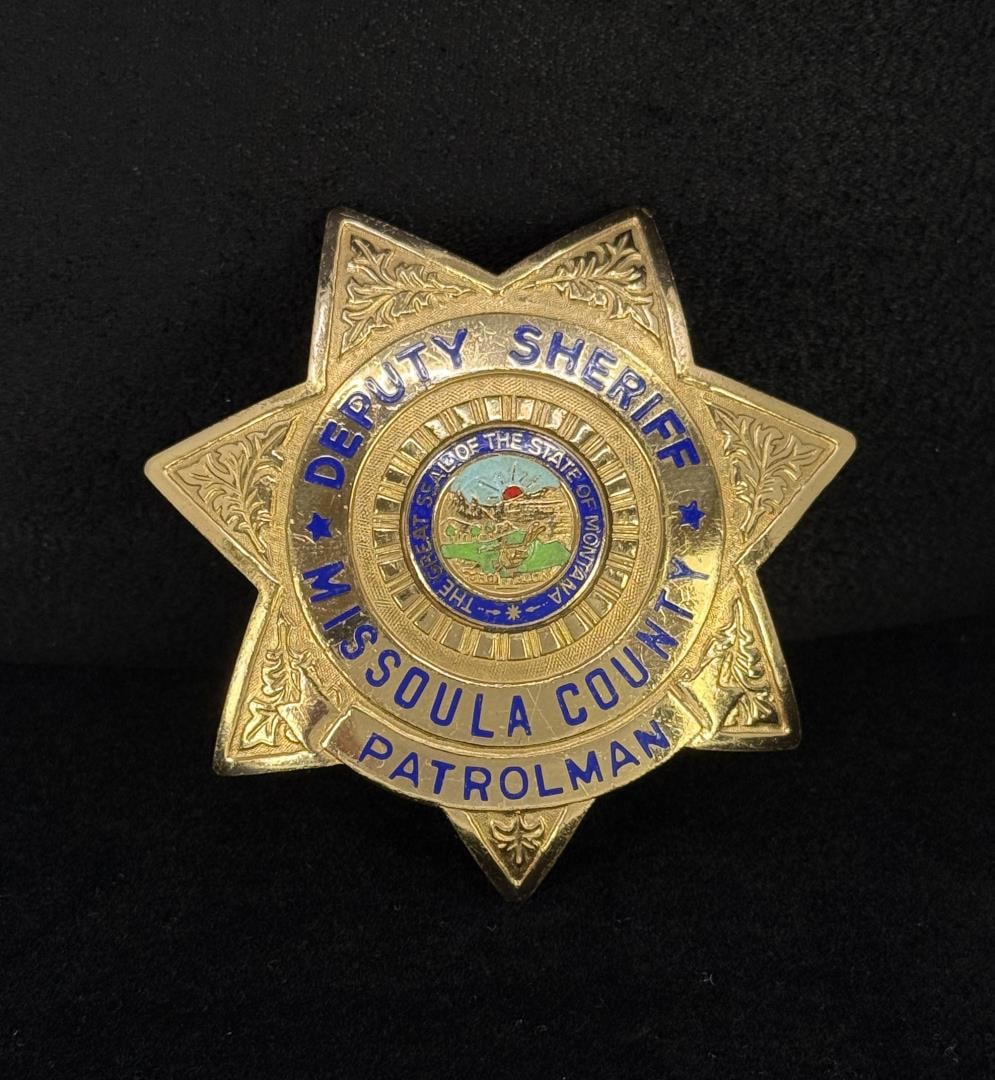 Missoula County Montana Deputy Sheriff Badge (1 of 4)