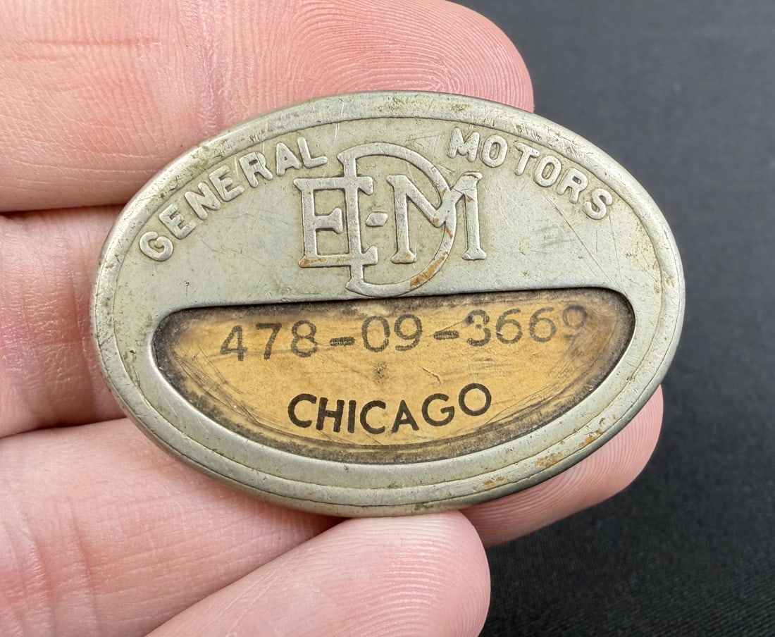 General Motors Chicago Employee Badge (1 of 4)