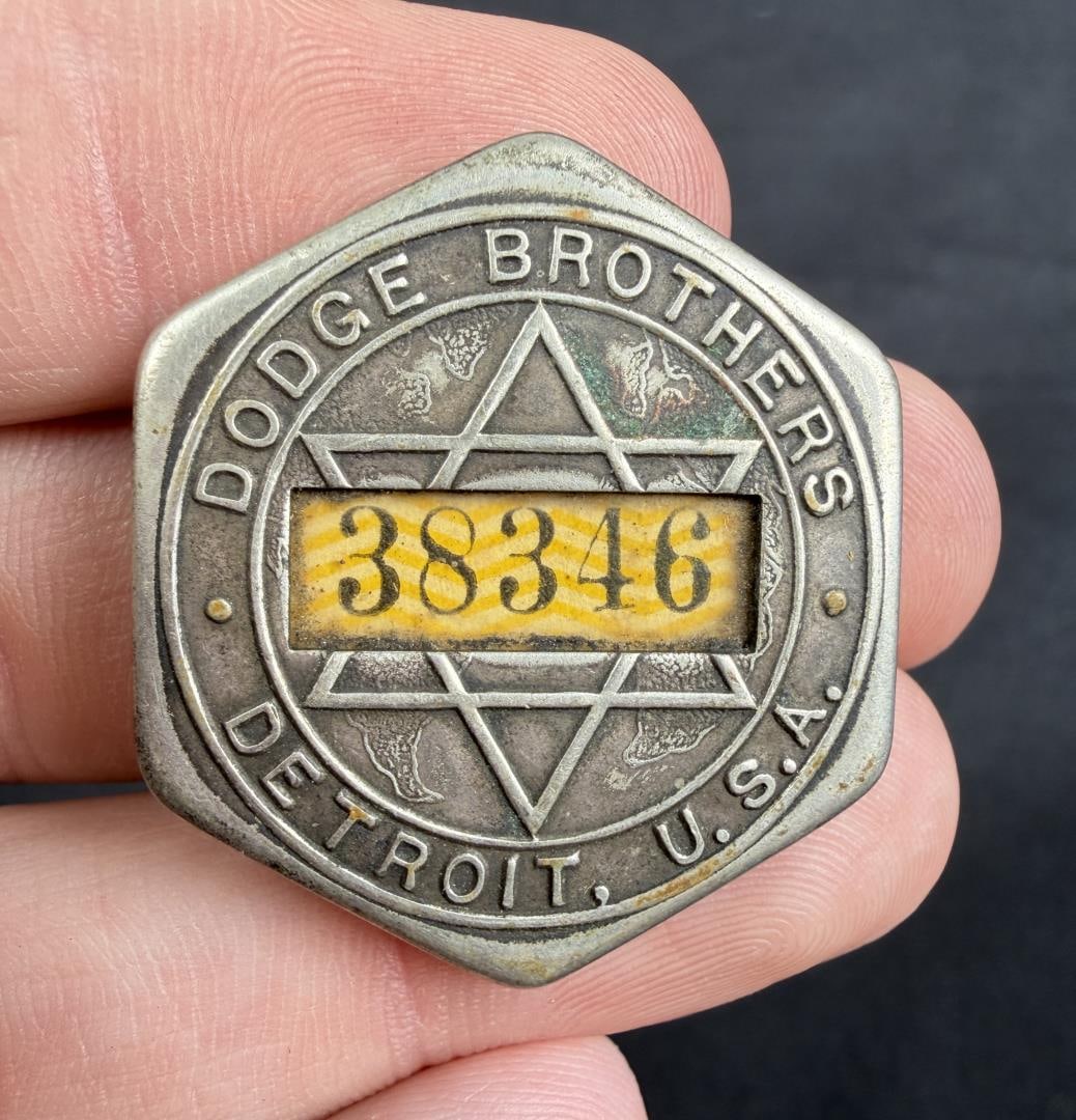 Dodge Brothers Detroit Employee Badge (1 of 4)