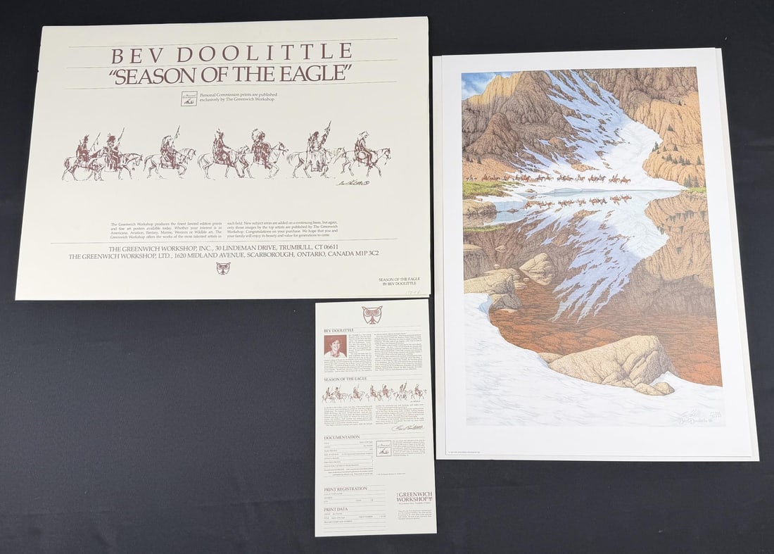 Bev Doolittle Season of the Eagle Print Signed (1 of 8)
