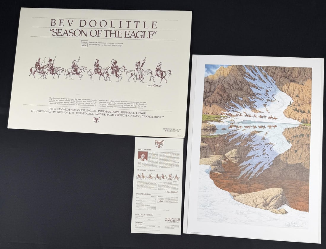 Bev Doolittle Season of the Eagle Print Signed (1 of 9)