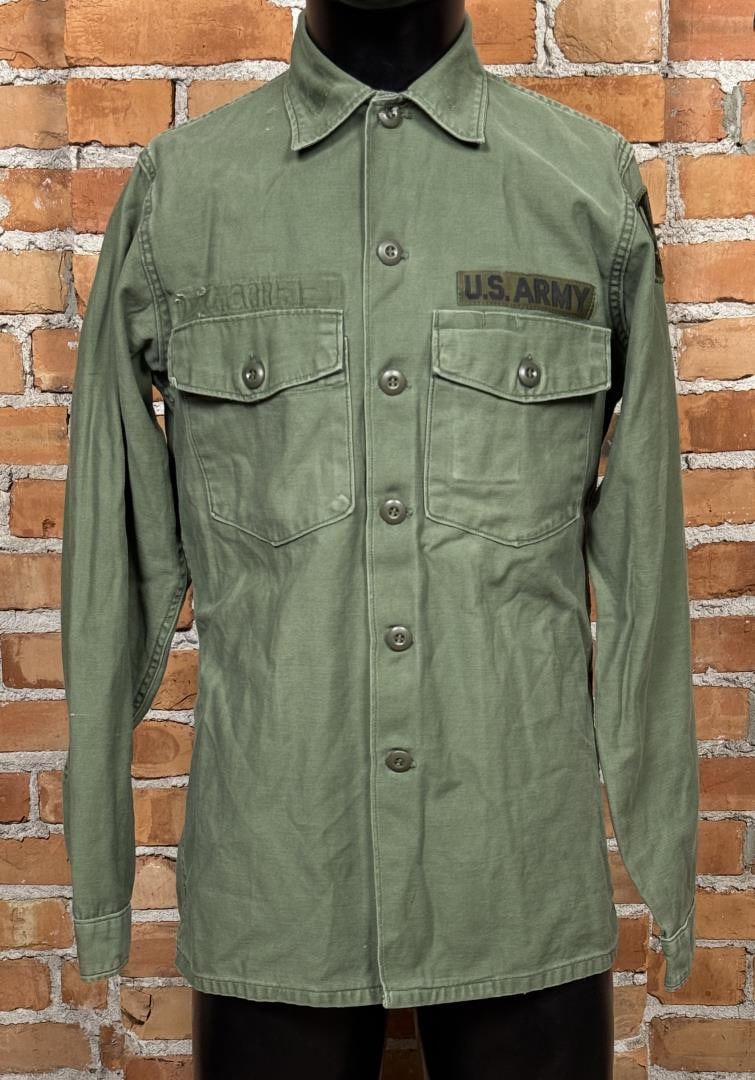 Vietnam War US Army Sateen Utility Shirt OG-107 (1 of 13)