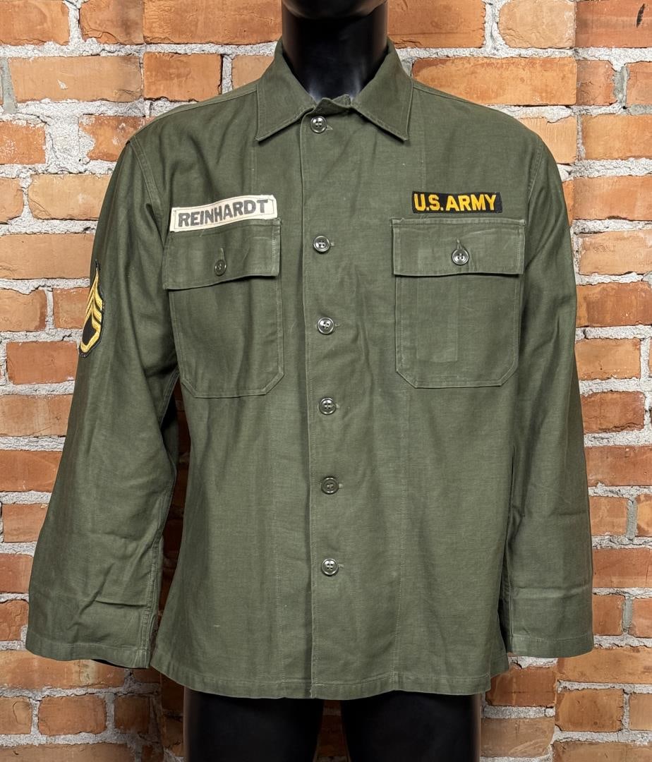 Named US Army Sateen Utility Shirt OG-107 (1 of 8)