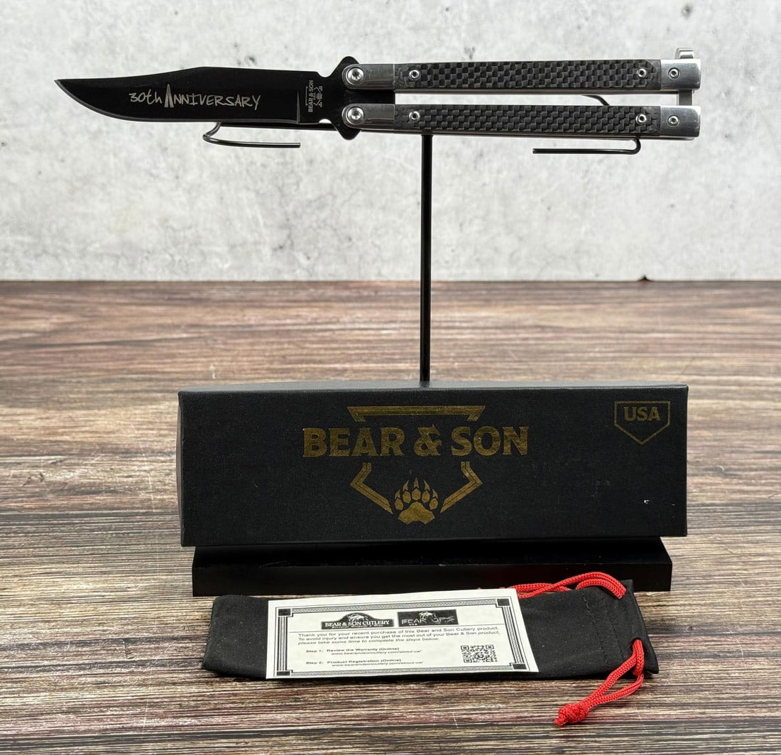 Bear & Son 30th Anniversary G17B Balisong Knife (1 of 6)