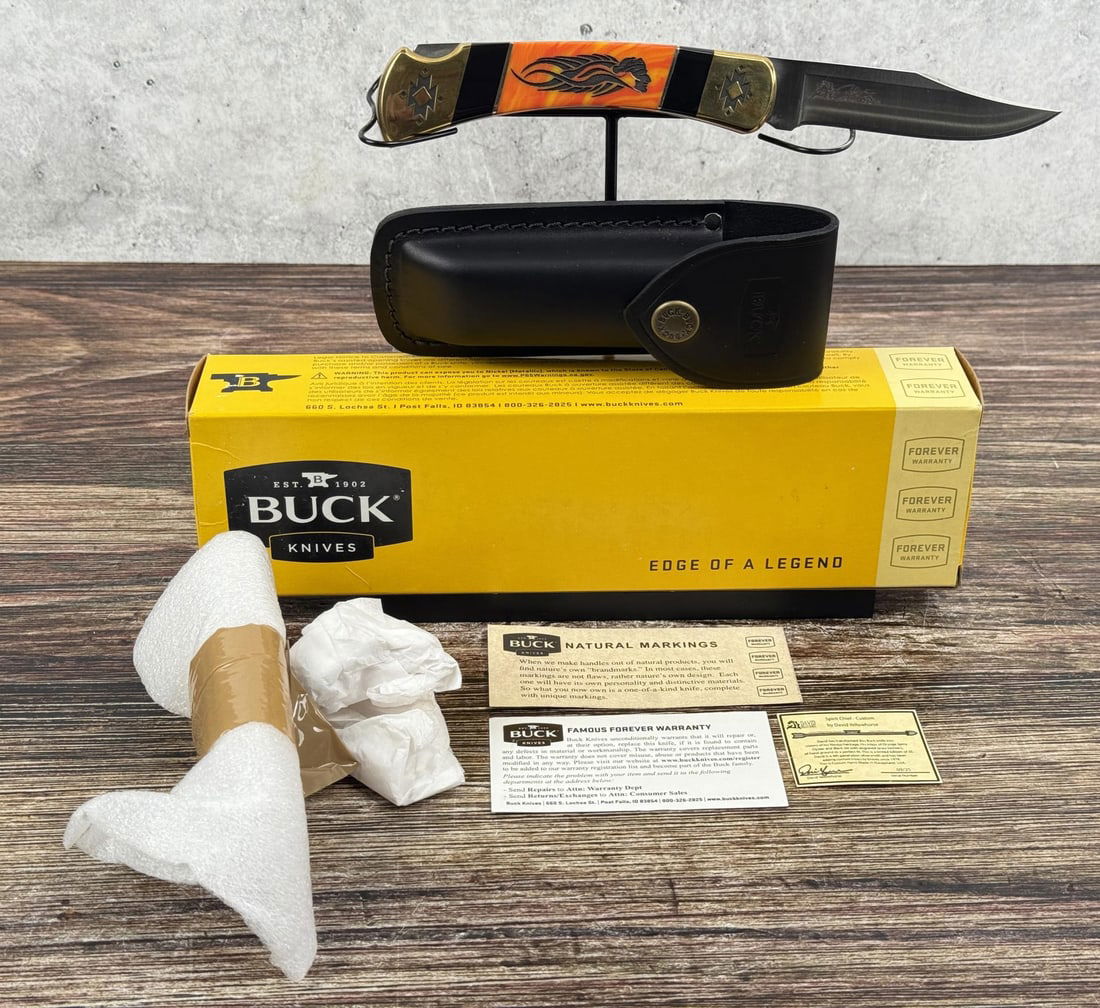 Buck 110 David Yellowhorse Spirit Chief Knife (1 of 12)