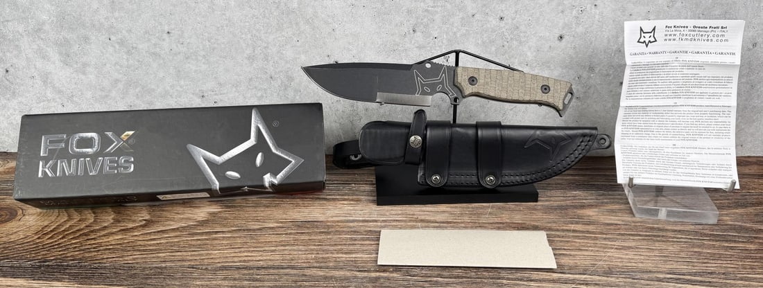 Fox Knives Sherpa Bushman FX-610 Knife: Never used or carried. 11 1/4" long.