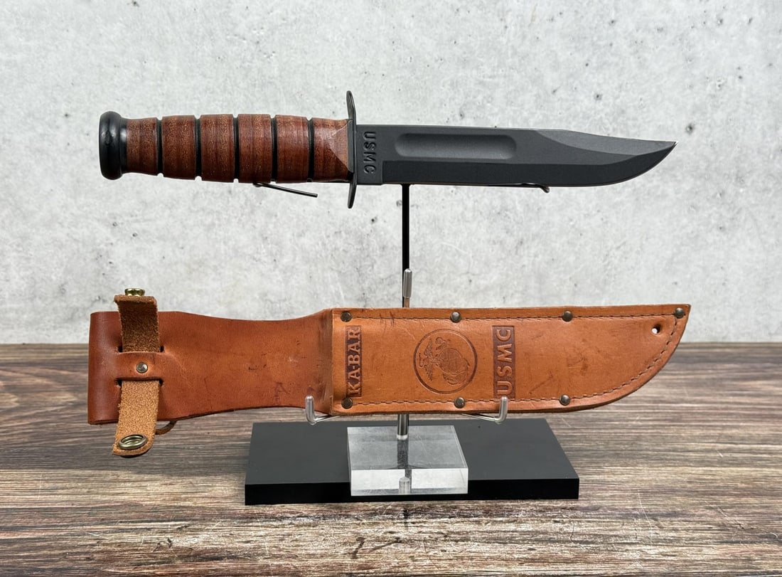 Kabar USMC Marine Corps Fixed Blade Knife (1 of 9)