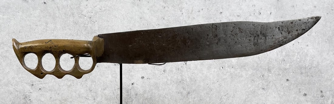 WWI WW1 Theater Made Trench Knuckle Knife (1 of 4)