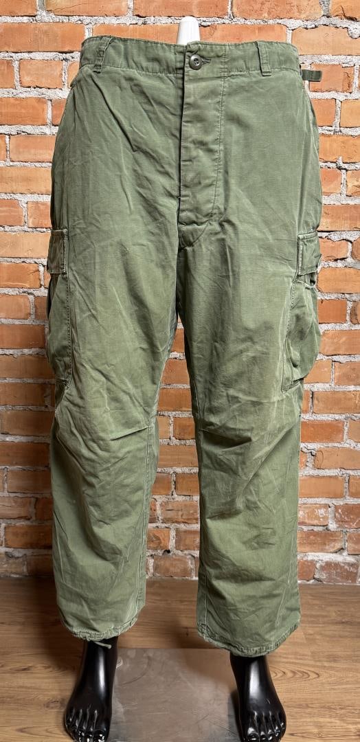Vietnam War OG 107 Cotton Poplin Cargo Trousers: Size Short Large.