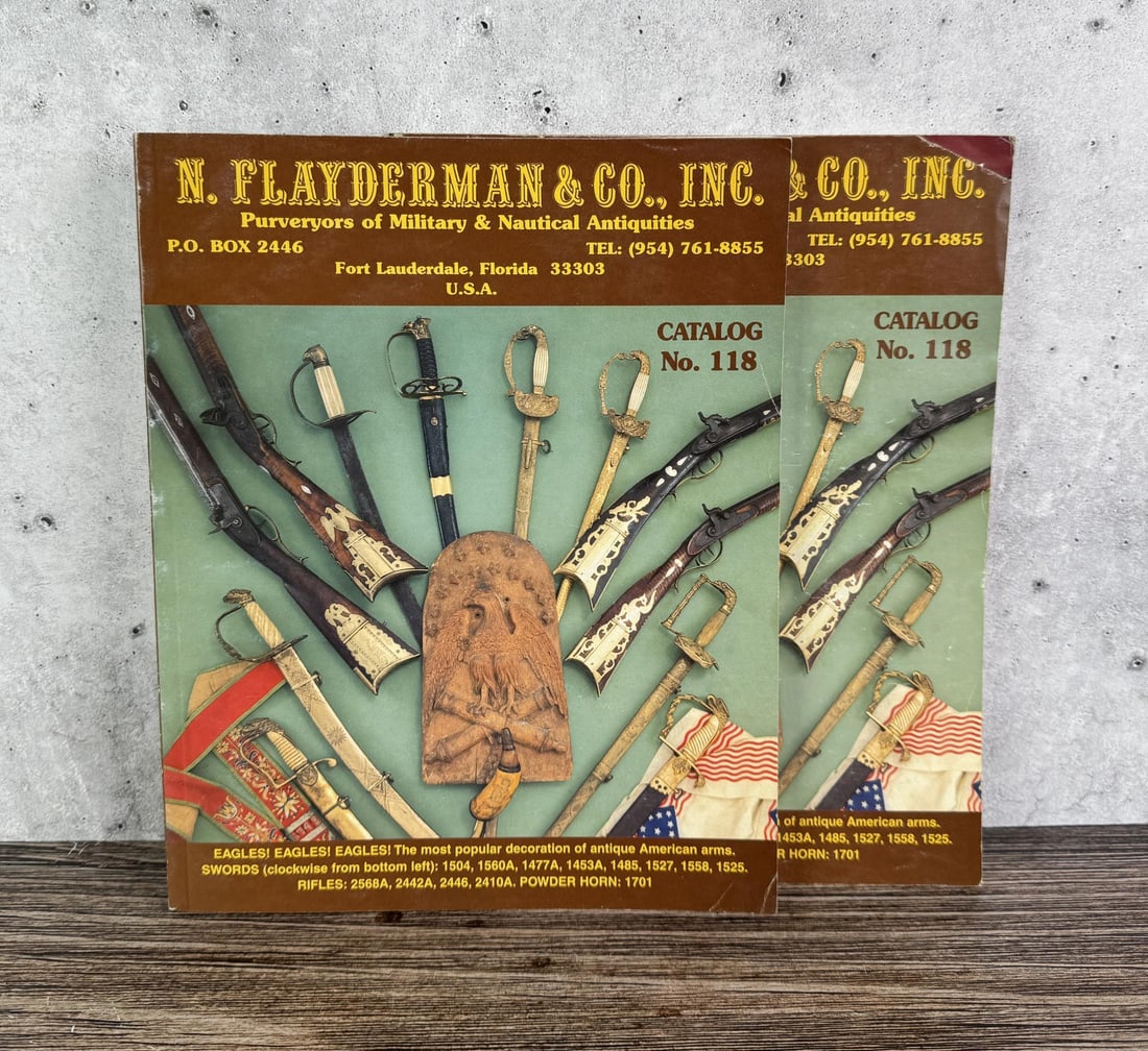 Military & Nautical Antiquities Catalog No 118: N. Flayderman & Co. Two copies