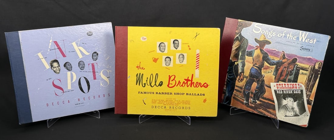 Ink Sports Mills Brothers Records: Nice collection, also includes Songs of the West. 78 RPM