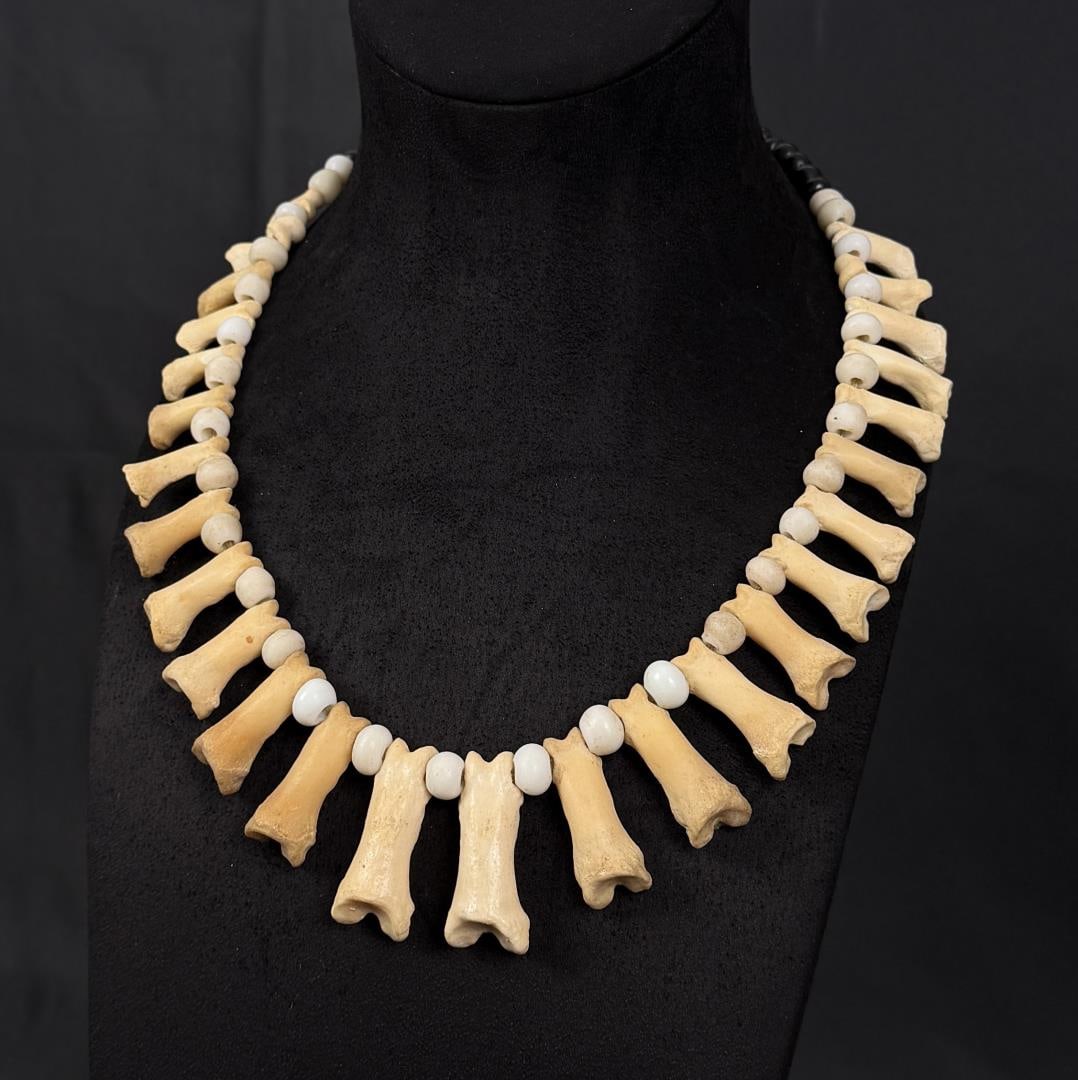 Native American Indian Deer Toe Bone Necklace (1 of 4)