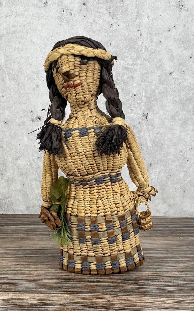 Judy & Heather Gobin Salish Indian Basket Doll (1 of 4)