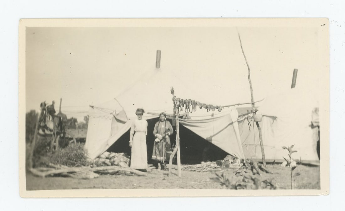 Drying Meat Crow Agency Montana Photo (1 of 3)