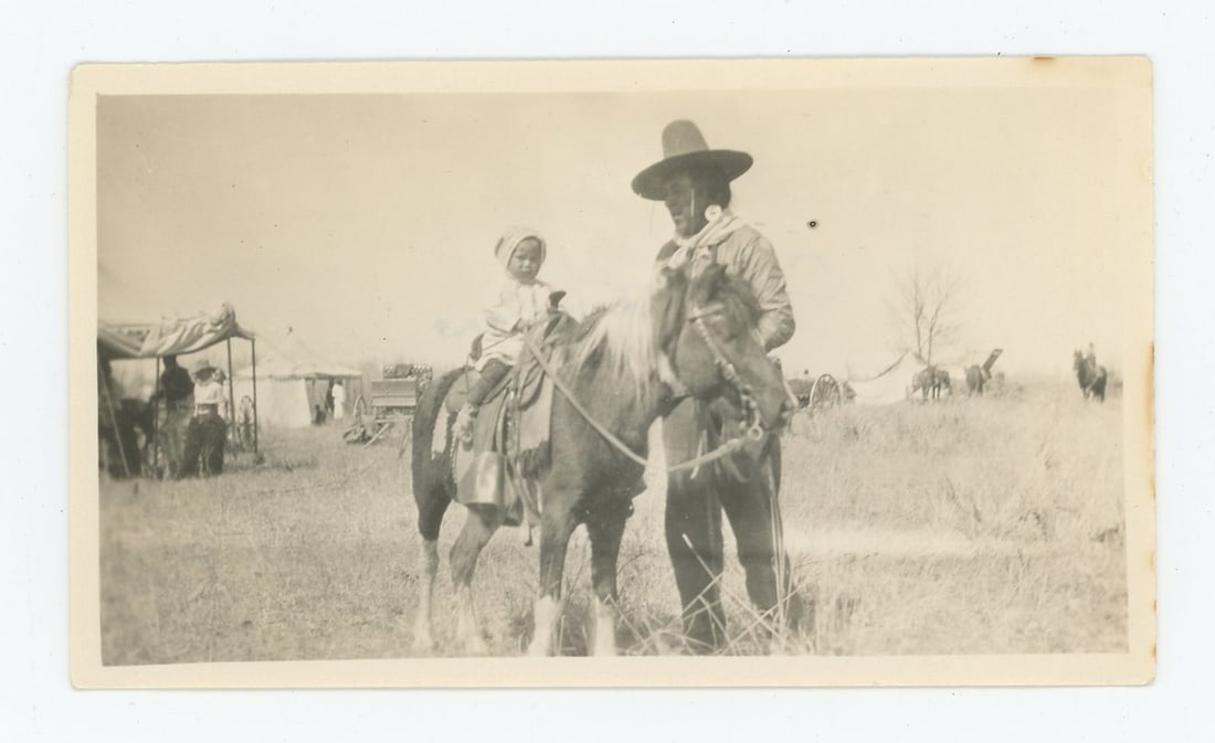 Crow Indian and YMCA Boy Crow Agency Montana Photo (1 of 3)