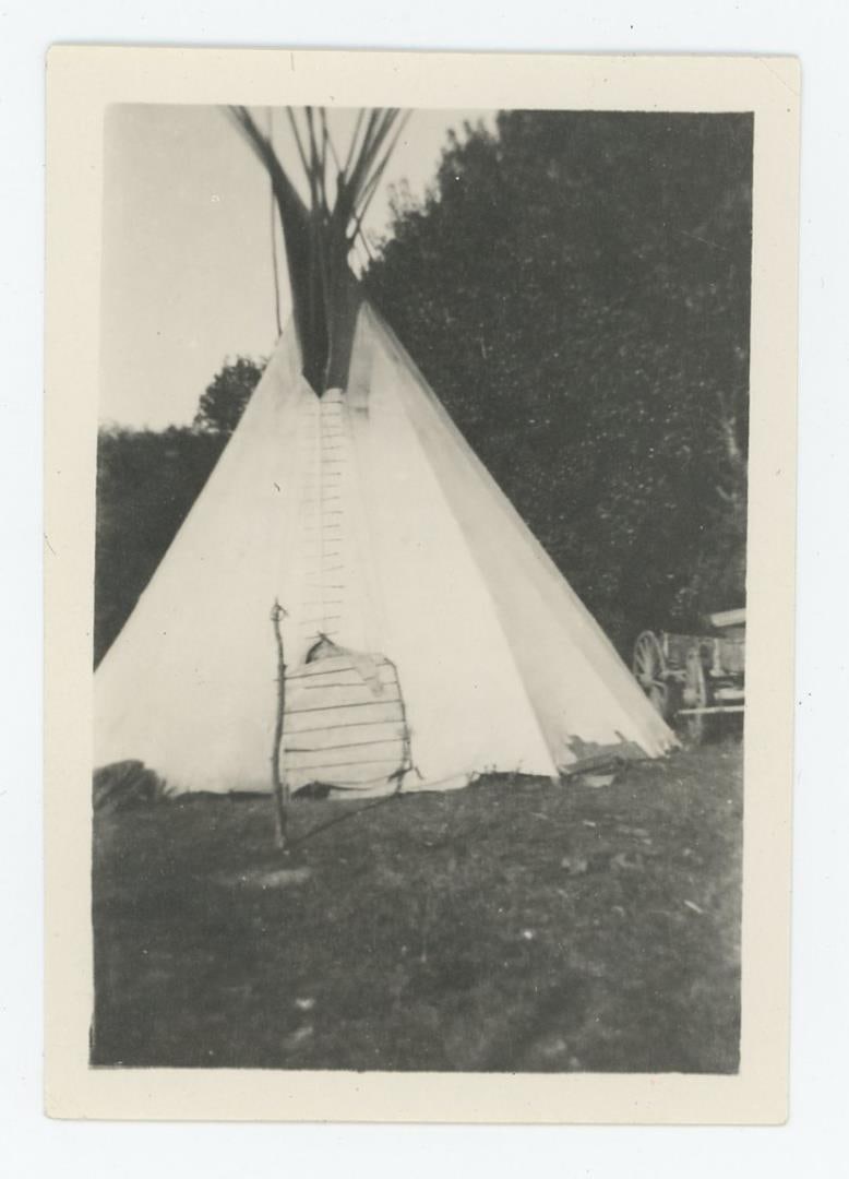 Crow Tipi Closed Door Crow Agency Montana Photo (1 of 3)
