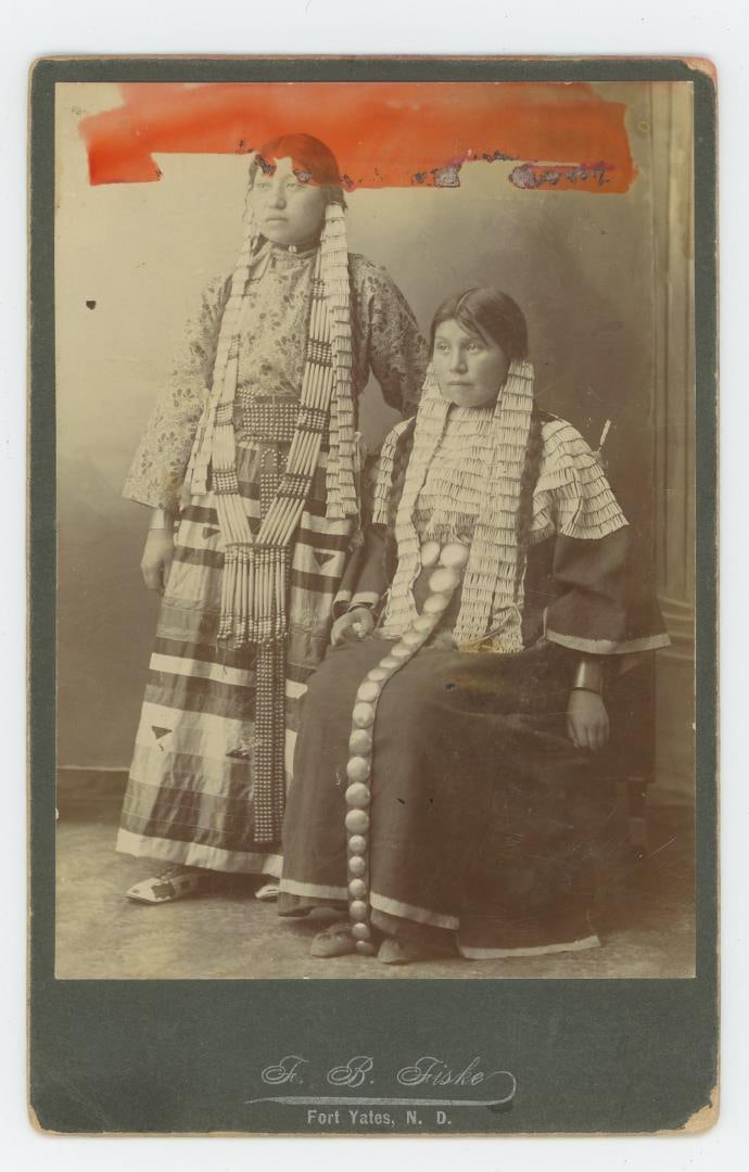 Frank Bennett Fiske Crow Indian Cabinet Photo (1 of 4)