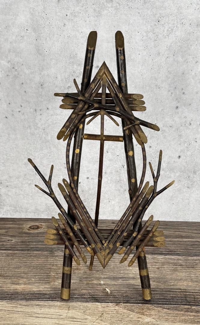 Antique Adirondack Willow Twig Easel (1 of 5)