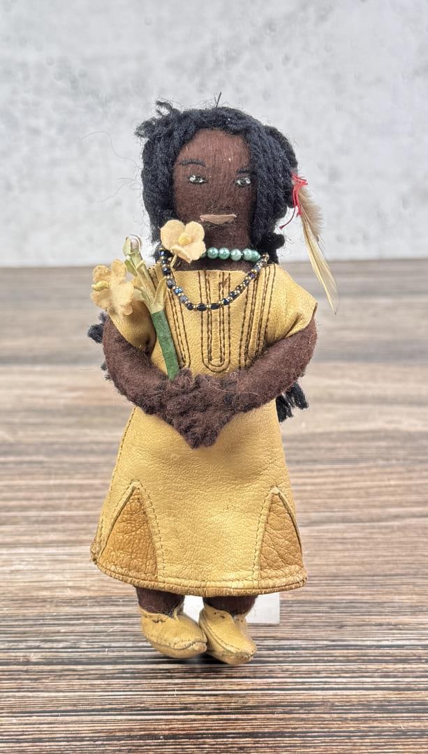 Buckskin Native American Indian Doll (1 of 4)