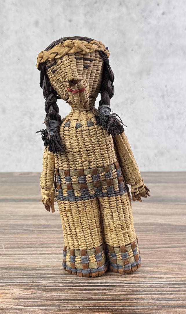 Judy & Heather Gobin Salish Indian Basket Doll (1 of 5)
