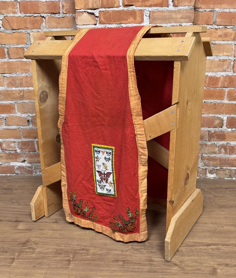 Ojibwe Chippewa Native American Indian Breechcloth: 68" long. First Half of the 20th Century.