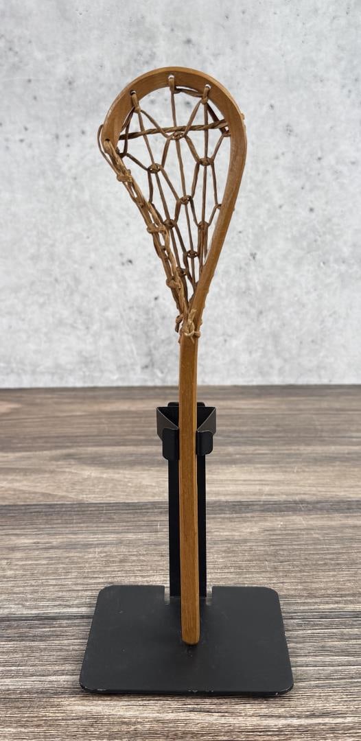 Miniature Iroquois Indian Lacrosse Stick: 11" long.