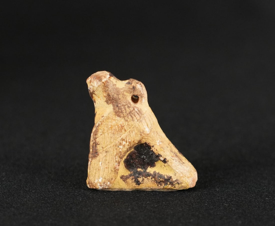 Ancient Egyptian Stone Falcon Amulet (1 of 6)