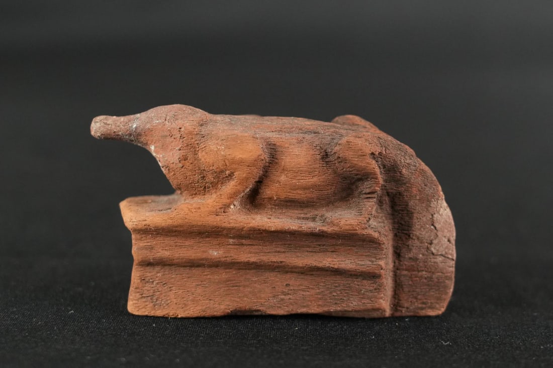 Ancient Egyptian Wood Sebek Crocodile Statuette (1 of 7)