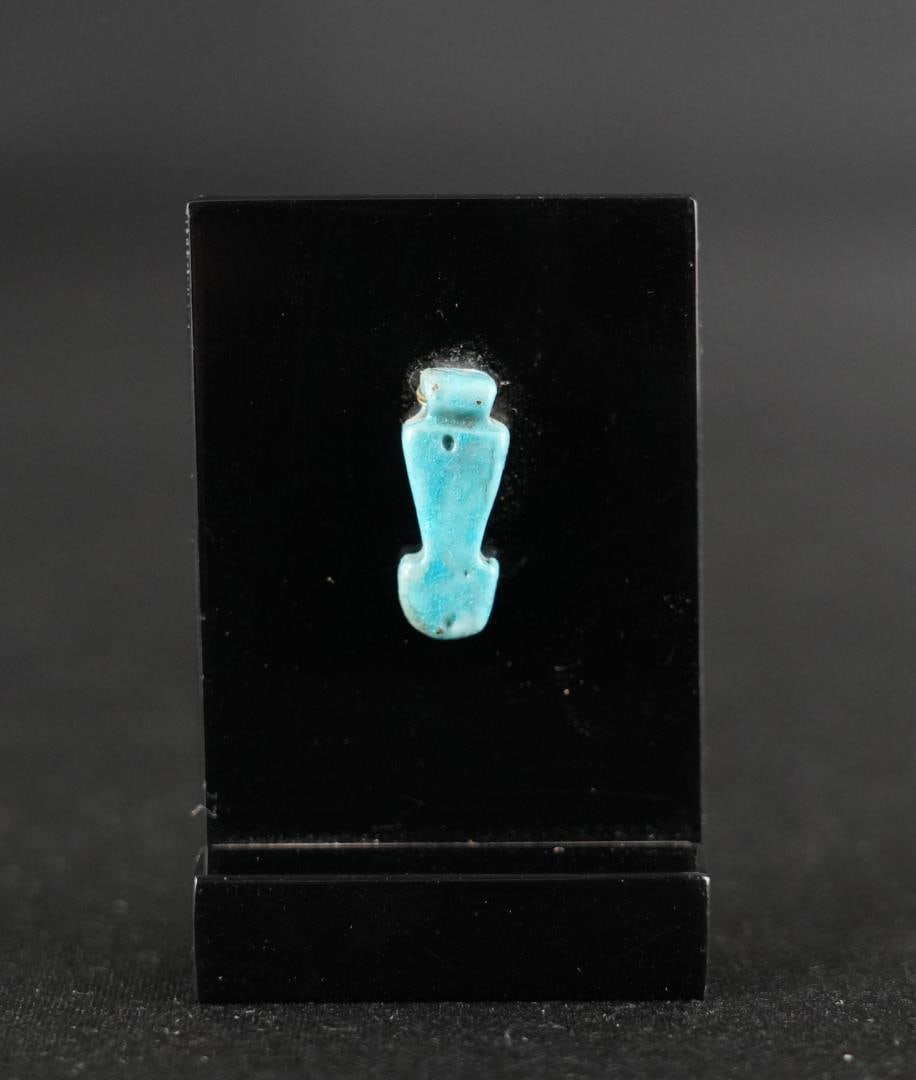 Ancient Egyptian Faience Menat Amulet (1 of 7)