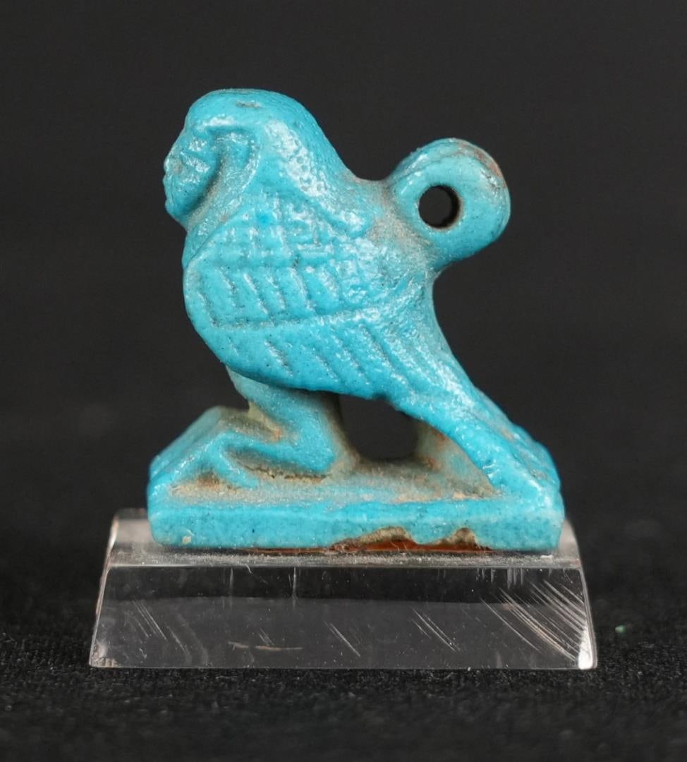 Ancient Egyptian Faience Amulet of God Horus (1 of 12)