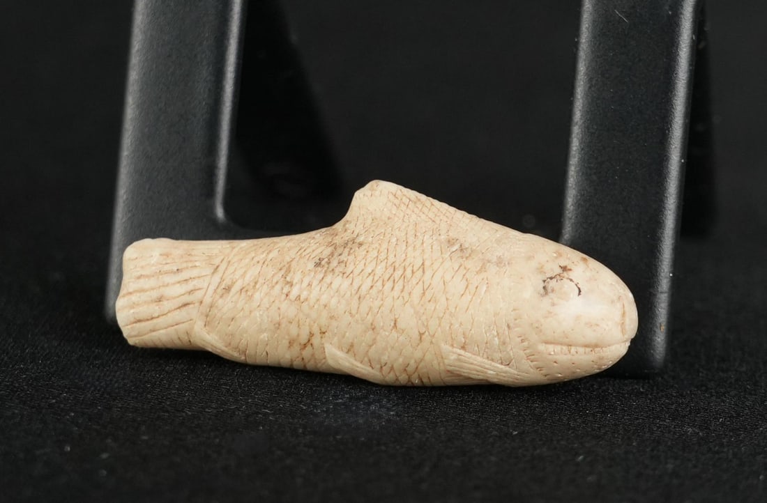 Ancient Egyptian Steatite Fish Statuette (1 of 7)