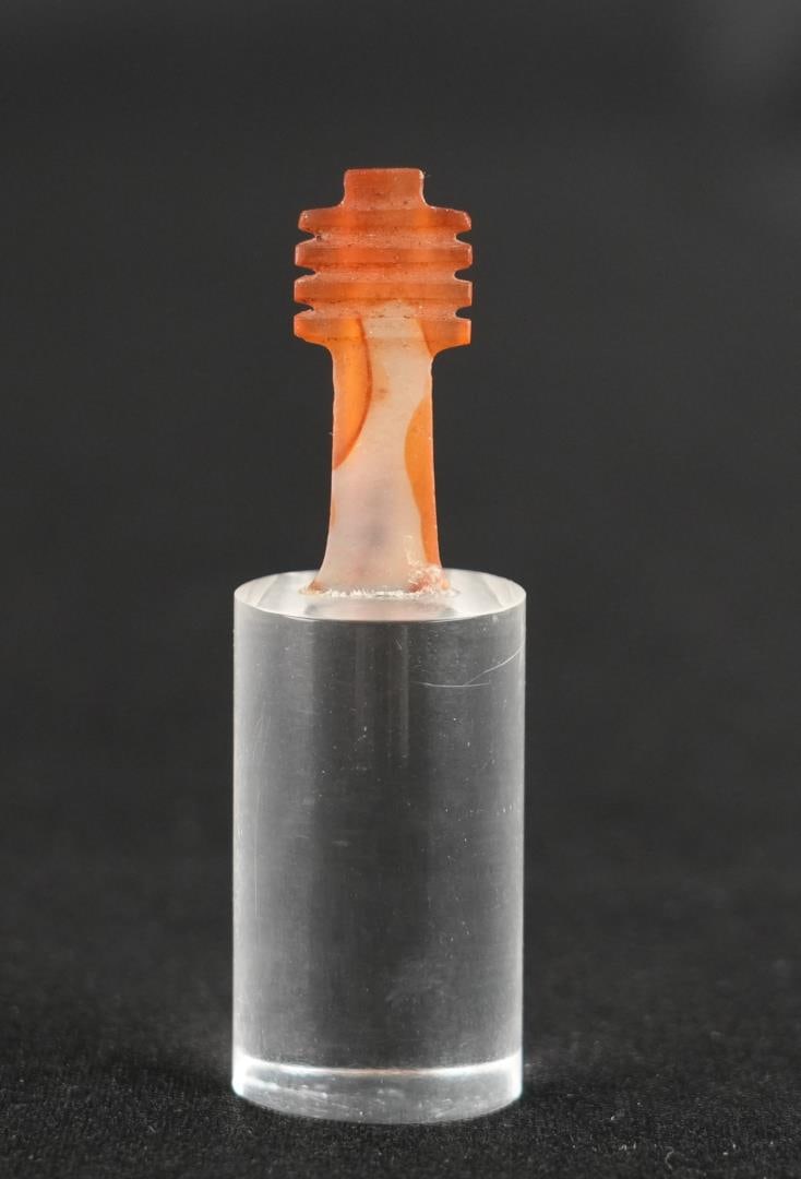 Ancient Egyptian Carnelian Djed Pillar Amulet (1 of 7)