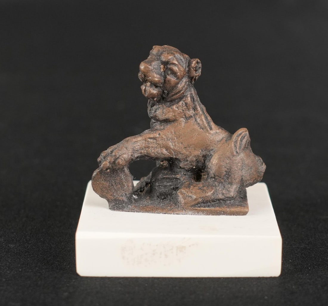 Greco Roman Bronze Statue of Lion (1 of 8)