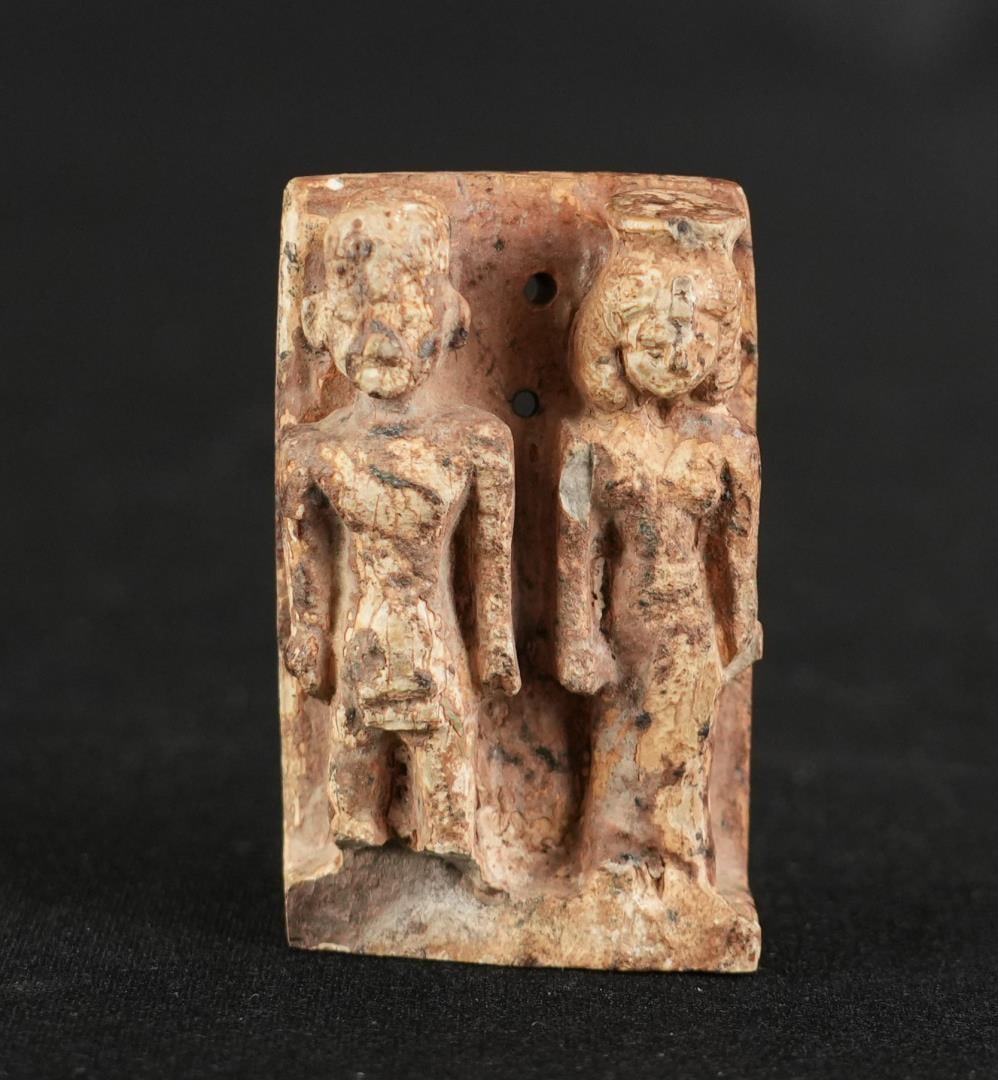 Ancient Egyptian Steatite Dyad Ramesses II Amulet (1 of 8)