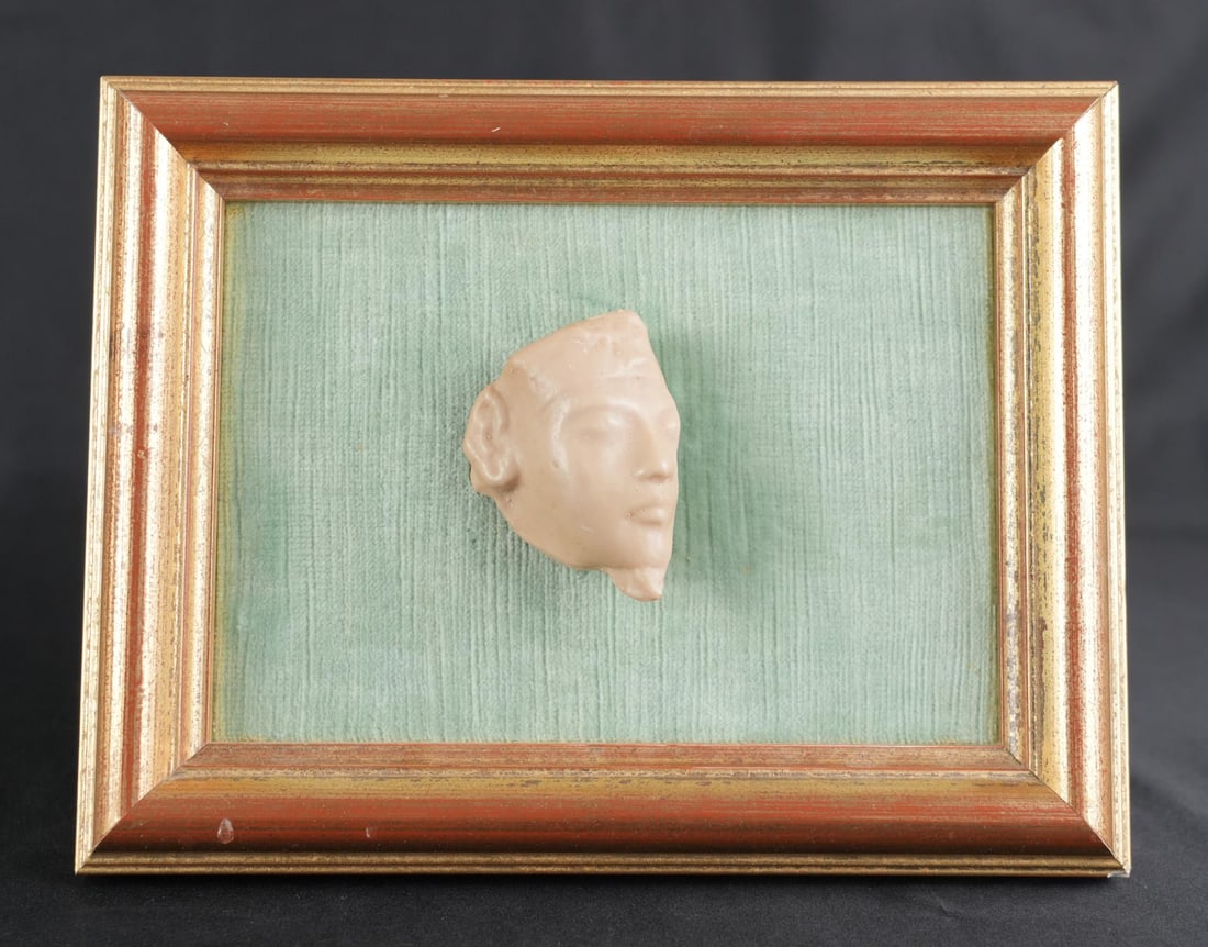 Grand Tour Wax Cast of Egyptian Pharaoh Face (1 of 6)