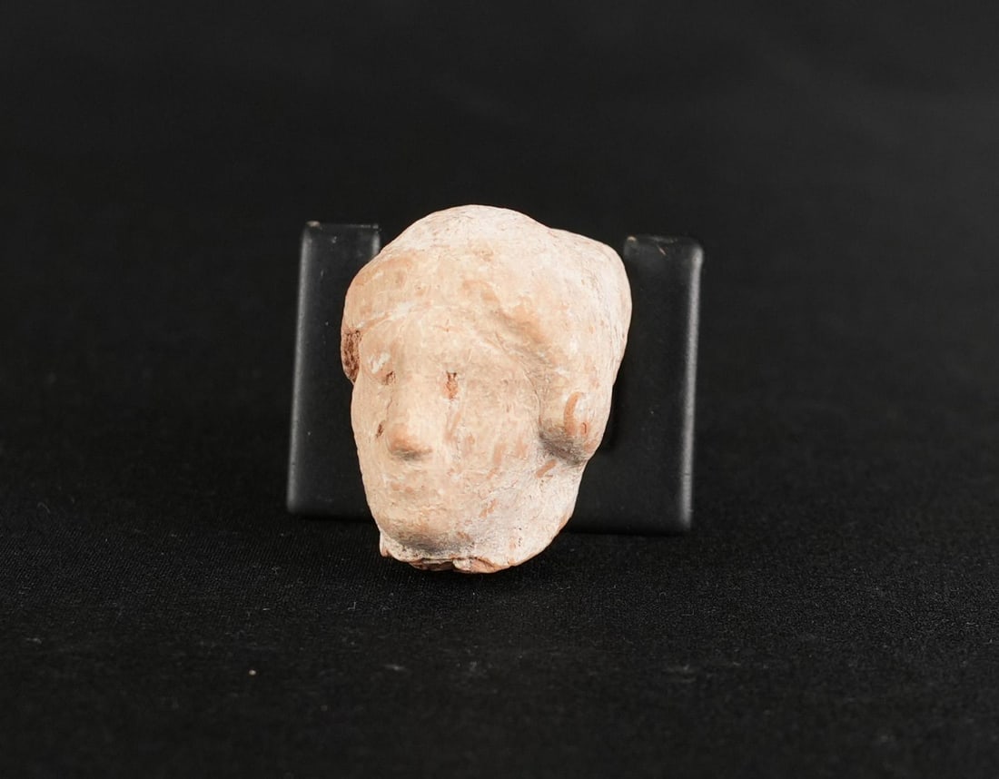 Ancient Hellenistic Terracotta Head of Woman (1 of 7)