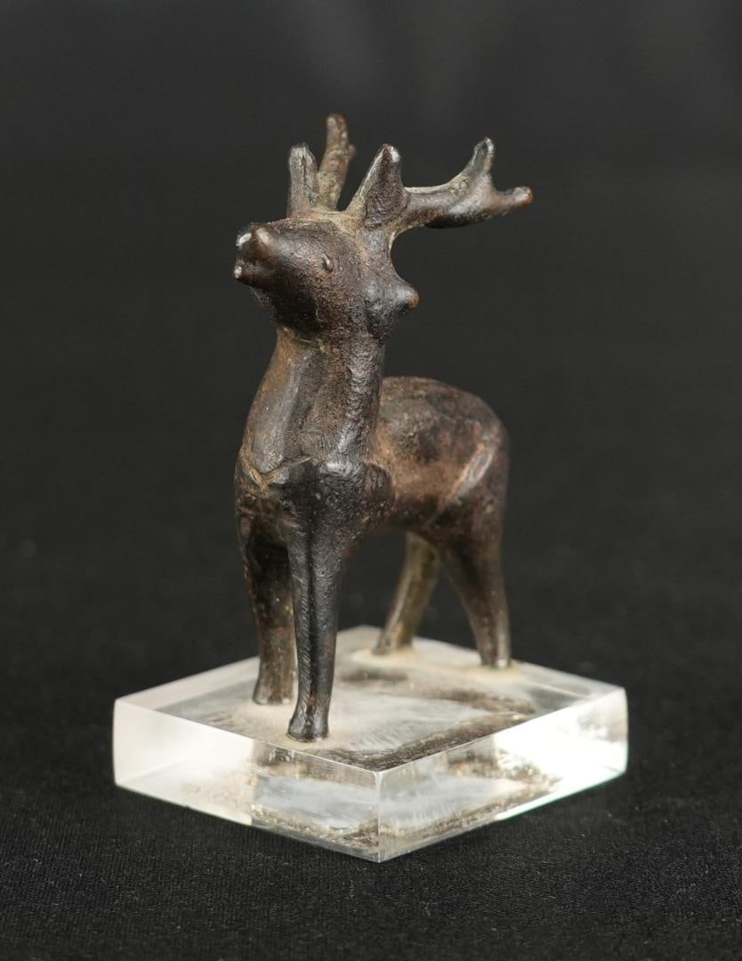 Ancient Roman Luristan Bronze Stag Statuette (1 of 5)
