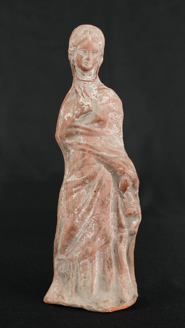 Ancient Greek Helenestic Tanagra Terracotta Figure (1 of 7)